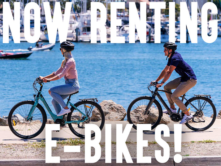 Now renting e-bikes!